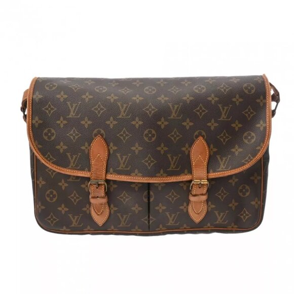 LOUIS VUITTON Monogram Gibesier GM Brown - Picture 1 of 12